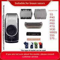 ราคา เหมาะสําหรับ Braun 5S 550 570 P40 P50 P60 M30 M60 M90 555 575 560 560 เปลี่ยนเครื่องโกนหนวดใบมีดฟอยล์ Braun เครื่องโกนหนวดไฟฟ้าเปลี่ยนเครื่องโกนหนวดฟอยล์และเครื่องตัดเหมาะกับ (26119135319)