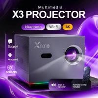 ราคา Apexus X3 Ultra 4K HD Projector โปรเจคเตอร์ มินิโปรเจคเตอร์ คุณภาพระดับ Android 9.0 (28181376881)