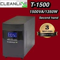ราคา UPS (เครื่องมือสอง) (second-hand) รุ่น T-1500V2 1500VA / 1350W ชนิด True Online เครื่องพร้อมใช้งาน รับประกัน 3 เดือน (20490003716)