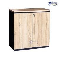 ราคา ตู้แฟ้มเตี้ย 80 ซม. 2 บานเปิด TOP เมลามีน / FM-800 ✎อ่านรายละเอียดก่อนนะคะ (7351642314)