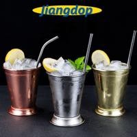 ราคา JIANG ถ้วยม้วน Mint Julep, แก้วค็อกเทลเงินทอง, 350 มล. สแตนเลส Mint Julep แก้วครัว (47551073397)