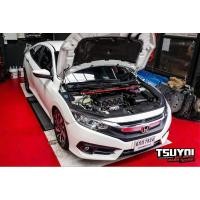 ราคา tsuyoi ค้ำโช๊คหน้า กันโครงหลัง แท้ ค้ำฝากระโปรง ตรงรุ่น Honda Civic FC FK ทัสซิโย่ ฮอนด้า ซีวิค เอฟซี เอฟเค ค้ำกันโครง (27153022306)