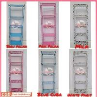 ราคา ชั้นวางหนังสือแบบพกพาชั้นวางของอเนกประสงค์ 4 ชั้น 5 ชั้นชั้นวางหนังสือ (43622037613)