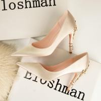ราคา [SHOES] Closes Toe Pumps Fancy Heels 5168 (Size:36-41) (28515435409)