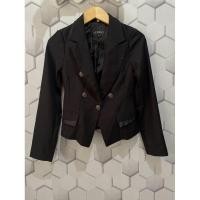 ราคา Hitam Preloved Balmain Button Black Blazer (29858903993)