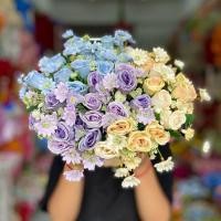 ราคา ดอกมินิกุหลาบกลมแซมเดซี่5กิ่ง ช่อ31เซน หน้าดอก4เซน ดอกแซม ดอกช่อเล็ก ดอกไม้ประดิษฐ์ (26436668264)