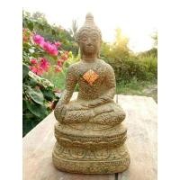 ราคา พระบูชาศิลปะสมัยเชียงแสน หน้าตัก5นิ้ว สูง11นิ้ว เนื้อดินศิลาแลง(หยกเขียว) สวยสมบูรณ์ไร้ตำหนิ พระเก่าพระบ้านพระก้นกุฏิ (4091405675)