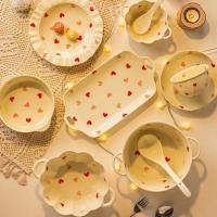 ราคา เซรามิคจานชามหูคู ่ จานปลาชามข ้ (53550526464)