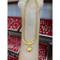 ราคา สร้อยคอสี่เสา ระย้าหัวใจ ขนาด 1 บาท งานไมครอนน งานเกรดพีเมี่ยม (25982279376)