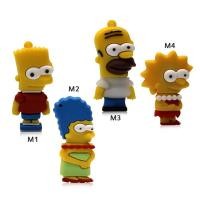 ราคา Simpson Usb 8 Gb 16 Gb 32 Gb 64gb 128 Gb แฟลชไดรฟ์ลายการ์ตูน (1941976266)