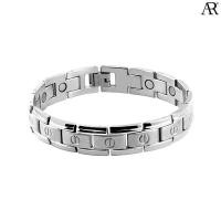 ราคา ANGELINO RUFOLO Healthy Magnetic Bracelet ดีไซน์ Luxury Chain สร้อยข้อมือแม่เหล็ก Stainless Steel 316L(สแตนเลส) สีเงิน (6946867587)