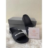 ราคา New Balenciaga Pool Slide Sandal Black (25501325392)