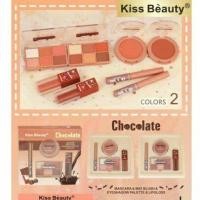 ราคา #(พร้อมส่ง)kiss beauty เชตนี้มี4ตัวในหนึ่งเชตมีปัดแก้ม+มาคาร่า+ทาตา+ลิป (2971558645)