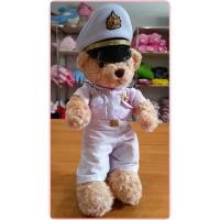 ราคา ตุ๊กตาหมีทหารเรือ ขนลายกุหลาบเครื่องแบบสีขาวพร้อมหมวกและประดับเต็มยศ (532912323)