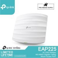 ราคา TP-Link EAP225 V3 Access Point สำหรับองค์กร (AC1350 Wireless MU-MIMO Gigabit Ceiling Mount Access Point) (22309928129)