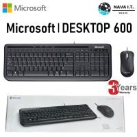 ราคา ⚡️กรุงเทพฯด่วน1ชั่วโมง⚡️ MICROSOFT WIRED DESKTOP 600 MOUSE + KEYBOARD TH/EN รับประกัน 3 ปี (13042252036)