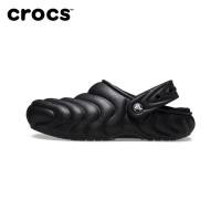 ราคา ♞,♘,♙Crocs Crocs Men and Women Sandals คลาสสิกซับในพัฟแขนรองเท้าอุดตันรู 210059-001 RHF (24546756233)