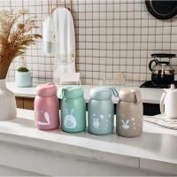 ราคา กระบอกน้ำแก้ว เก็บอุณหภูมิ ลายกระต่าย ขนาด320มล.ขวดแก้วกันความร้อน ขวดเก็บอุณหภูมิ DBB500 (24067584916)