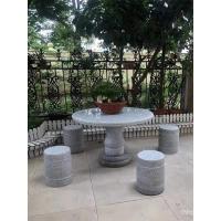 ราคา ใช้วิลล่าโต๊ะเก้าอี้หินแกรนิตสวนหินตารางสวนกลางแจ้งหินอุจจาระสนามหินอ่อน JWHX (44224809871)