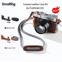 ราคา SmallRig X-E5 Half Case, Camera Leather Case Kit for FUJIFILM X-E5 with Leather Shoulder Strap Brown/Black, Retro Aesthetic 5449 (44057961647)