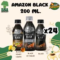 ราคา [ส่งฟรี!] [ส่งด่วน] Cafe Amazon กาแฟคาเฟ่ อเมซอน แบล็ค/แบล็คไม่มีน้ำตาล/ฮันนี่เลม่อน (200 มล.X 24 ขวด) (40715136612)