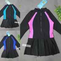 ราคา ชุดว่ายน้ำเด็ก รุ่น T2312 ชุดว่ายน้ำ กระโปรงแขนยาว กัน UV (กระโปรงแขนยาว) (4449632911)