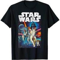 ราคา บริเวณรอบหนัง STAR WARS เสื้อยืดฝ้าย สากลชาย และหญิง ย้อนยุค แฟชั่น แต่งตัว (40455556561)