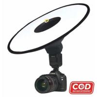 ราคา ซอฟท์บ็อกซ์วงแหวนแบบพับได้ Flash Diffuser 42 ซม. สําหรับกล้อง Speedlite DSLR (Olineshop) (41955735000)