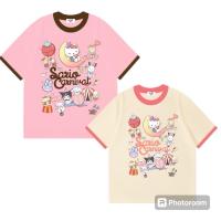 ราคา เสื้อยืด Oversize ลายซาริโอ้ (ผ้าไม่ยับ) (24484390778)