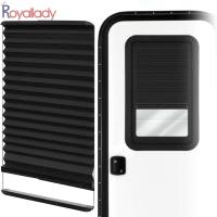ราคา [ลดกระหน่ํา] โป๊ะหน้าต่างประตู RV, ม่านพับรางอลูมิเนียมขนาด 12"x21" (26890225278)