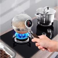 ราคา ** พร้อมส่ง ** ตะแกรงคั่วกาแฟ สแตนเลส ที่คั่วเมล็ดกาแฟ อุปกรณ์คั่วกาแฟสแตนเลส มีเทอโมมิเตอร์ (28176534989)