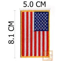 ราคา ตัวติดเสื้อ ตัวรีดเสื้อ งานปักผ้า ลาย ธงชาติ ธง อเมริกา America​ United​ States​ Armpatch (2268838280)