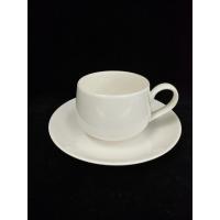 ราคา ชุดแก้ว HOYA CHINA MADE IN JAPAN แก้วกาแฟ น้ำชา เนื้อเซรามิค ใบสีขาวโค้งมน ดีไซน์สวย (25165200824)