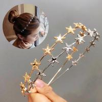 ราคา ที่คาดผมรูปดาว ร้านไทย พร้อมส่ง สีทอง สีเงิน ที่ติดผมรูปดาว ที่คาดผมเจ้าสาว กิ๊บติดผม ประดับผม รูปดาว (18090304280)