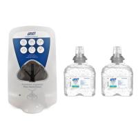 ราคา Purell Advanced Hand Sanitizer - 2 x 1200 ml Refills FDA No. 10-2-6200036353 with 1 x Purell Touch-free Dispenser (3412137029)