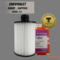 ราคา FIL (OF 854) ไส้กรองน้ำมันเครื่องสำหรับรถ CHERVROLET CRUZE DIESEL 2.0,CHERVROLET CAPTIVA DIESEL 2.0 (5512125351)