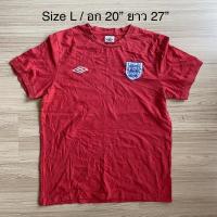 ราคา เสื้อยืด ทีมขาติ ฟุตบอล อังกฤษ รุ่นเก่า Umbro อัมโบร มือสอง ของแท้ เปิดกระสอบ (20628036937)