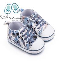 ราคา พร้อมส่งจากไทย รองเท้าหัดเดินเด็กผู้ชายผ้าใบลายทหาร รุ่น SB05 (23777639192)