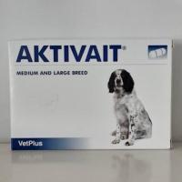 ราคา AKTIVAIT อาหารเสริมบำรุงสมองและระบบประสาท สำหรับสุนัขขนาดกลาง-ใหญ่ 60 แคปซูล (41701142502)