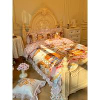 ราคา ผ้าปูที่นอน ผ้าฝ้าย 100 % 600 เส้นทอ (รุ่น : ระบายชายแบบเจ้าหญิง ภาพจริง) (25747242870)