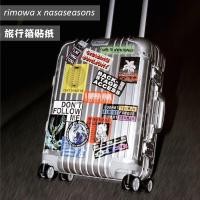 ราคา [สติ๊กเกอร์สร้างสรรค์] Original rimowa rimowa สติกเกอร์กระเป๋าเดินทางขนาดใหญ่กระเป๋าเดินทางรถเข็น Air Consignment Case ตกแต่งกันน้ํา (41556873748)