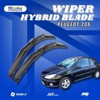 ราคา เปอโยต์ 206 ไฮบริด ใบปัดน้ําฝน รุ่นไฮบริด 1 ชุด (ขวาและซ้าย) ว301 (43425146853)