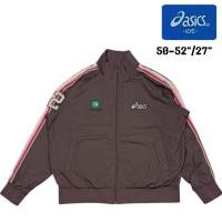 ราคา ASICS JACKET เสื้อแจ็คเกตผ้าร่ม เอสิค สีน้ำตาลแถบสีรุ้ง อกหน้าผ้า 50-52" มือสอง สภาพดีมาก (29867290418)