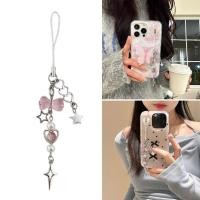 ราคา Lily Stylish Handcrafted Bowknot Phone Charm พวงกุญแจลูกปัดตกแต่งสายรัดกระเป๋าจี้สําหรับกระเป๋าสตางค์พวงกุญแจกรณี (43374414804)