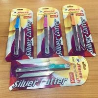 ราคา มีดคัตเตอร์ ซิลเวอร์ ตราม้า แฟนซี (silver) คละสี (6326495494)