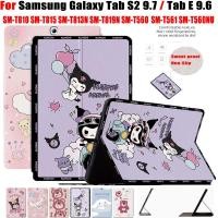 ราคา สําหรับ Samsung Galaxy Tab S2 8.0 S2 9.7 Tab E 9.6 SM-T715 SM-T710 SM-T810 SM-T815 SM-T560 SM-T561 แฟชั่นน่ารักสตรอเบอร์รี่หมีคุณภาพสูง PU หนังฝาครอบ (25761905449)