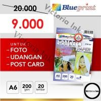 ราคา A6 กระดาษภาพถ่าย 4R กระดาษภาพถ่าย Blueprint A6 4R Glossy 200gsm กระดาษภาพถ่าย Blueprint (26024730981)