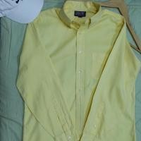 ราคา เสื้อเชิ้ตแขนยาวมือสอง Land’s end สีเหลืองอ่อน (1635103019)