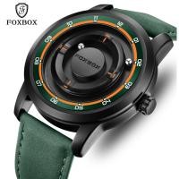 ราคา FOXBOX นาฬิกาแฟชั่นผู้ชายกันน้ํา กันน้ำ ตัวชี้การเลื่อนที่สร้างสรรค์ แรงแม่เหล็ก นาฬิกาผู้ชาย (43664788201)