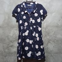 ราคา ชุดเดรสสีกรม ลายดอกเดซี่ (16540845331)